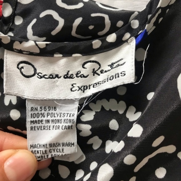 OSCAR DE LA RENTA Floral Crewneck Blouse - Picture 3 of 7